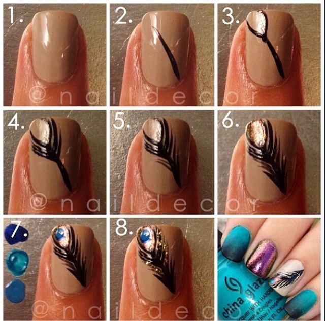 Beautiful nail design to try