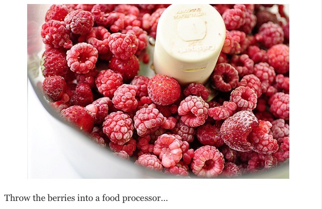 5 Minute Raspberry Ice Cream!