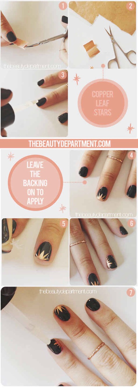 Creative Fall Nail Art DIYs #fallnails