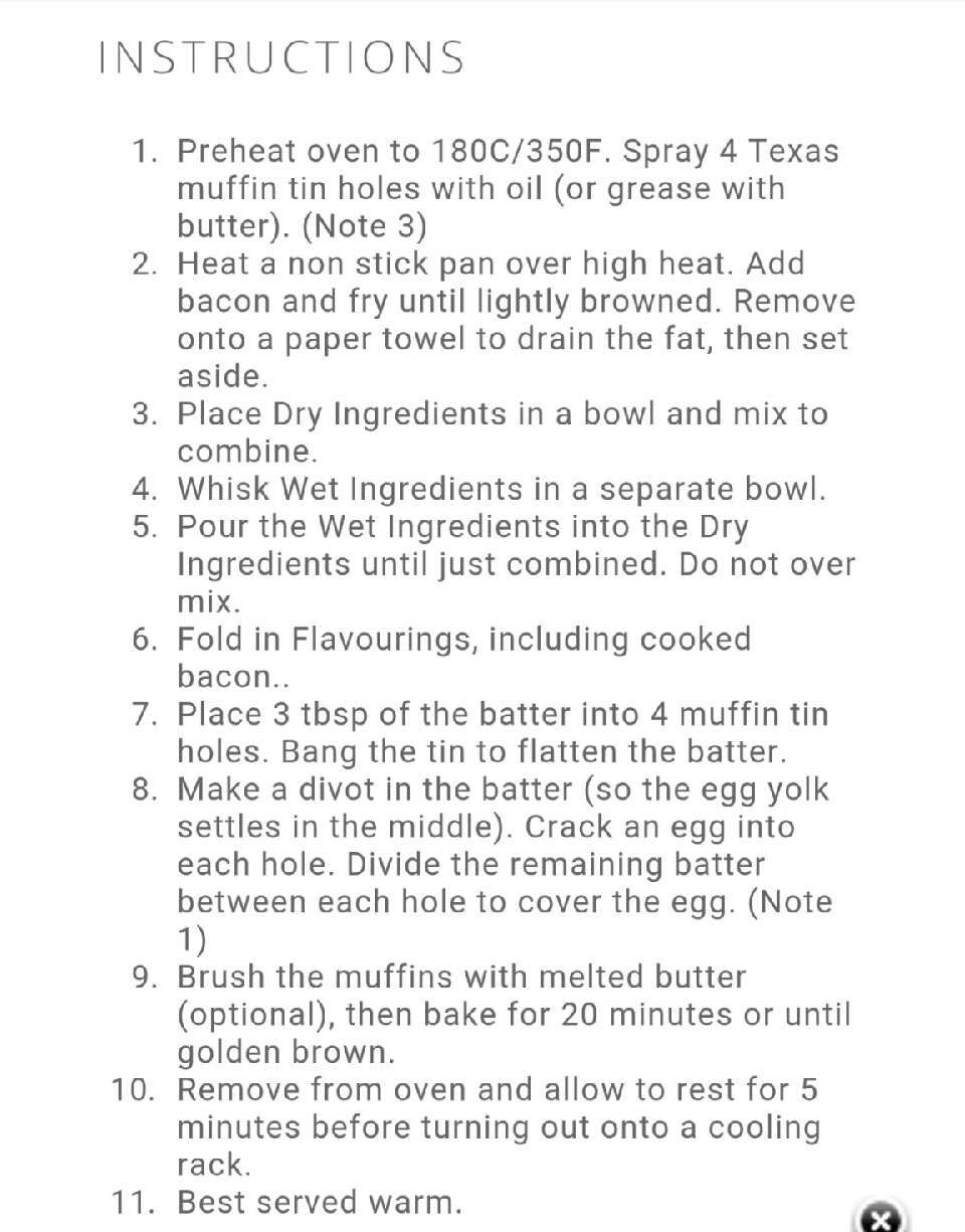 Bacon 🐷🐷 Egg 🍳🍳Breakfast Muffins
