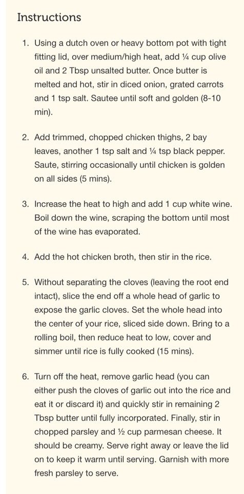 Creamy Chicken And Rice 