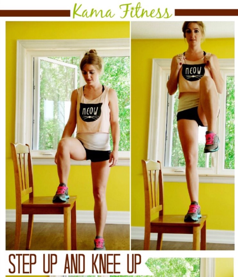 Slimming Legs: Simple Chair Workout