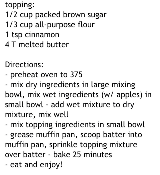 Apple Pie Muffins 