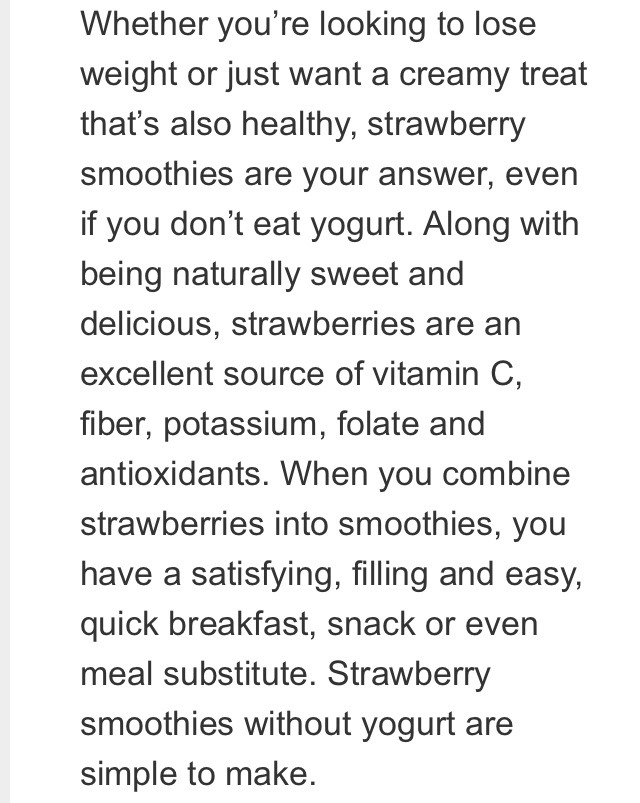 🍌🍓How To Make A Strawberry Banana Smoothie Without Yogurt! Easy And Delicious!🍓🍌