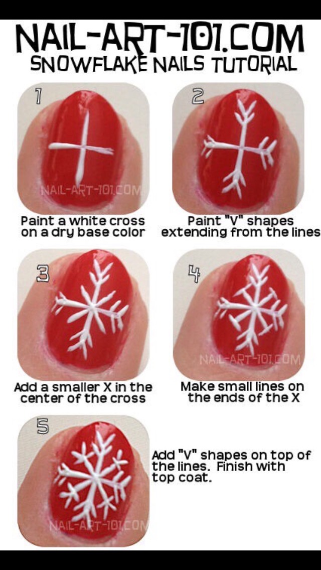 15 Adorable Winter Nail Tutorials