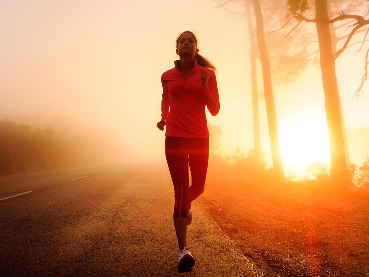 Go for a quick morning walk. Just a 5-10 minute walk/jog can help wake you up for the day!