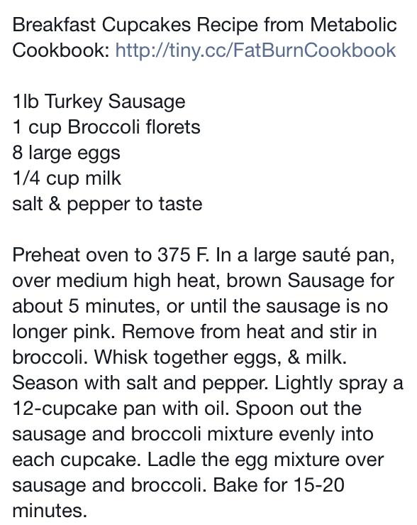 Healthier Alternative To The Breakfast Cupcake!