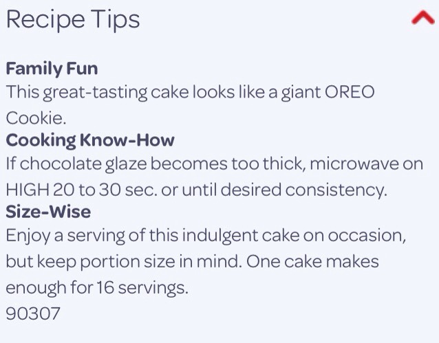 Oreo Chocolate Cake 