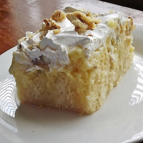Banana pudding cake 