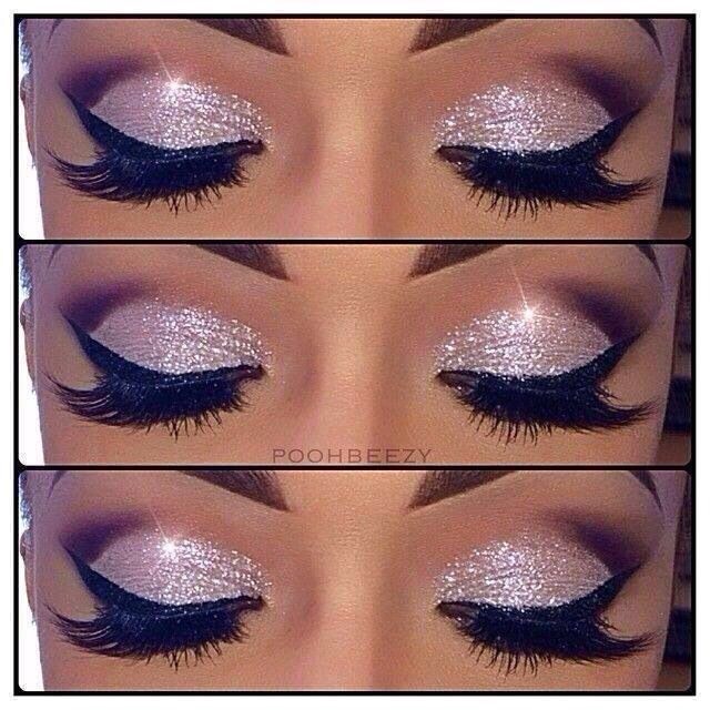 Sparkly Holiday Eye Makeup 