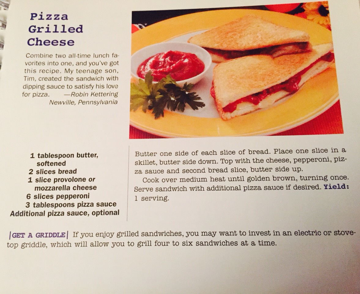 Pizza Grilled Cheese!! 