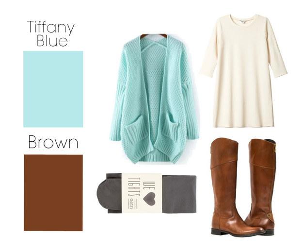 5. Tiffany Blue & Brown