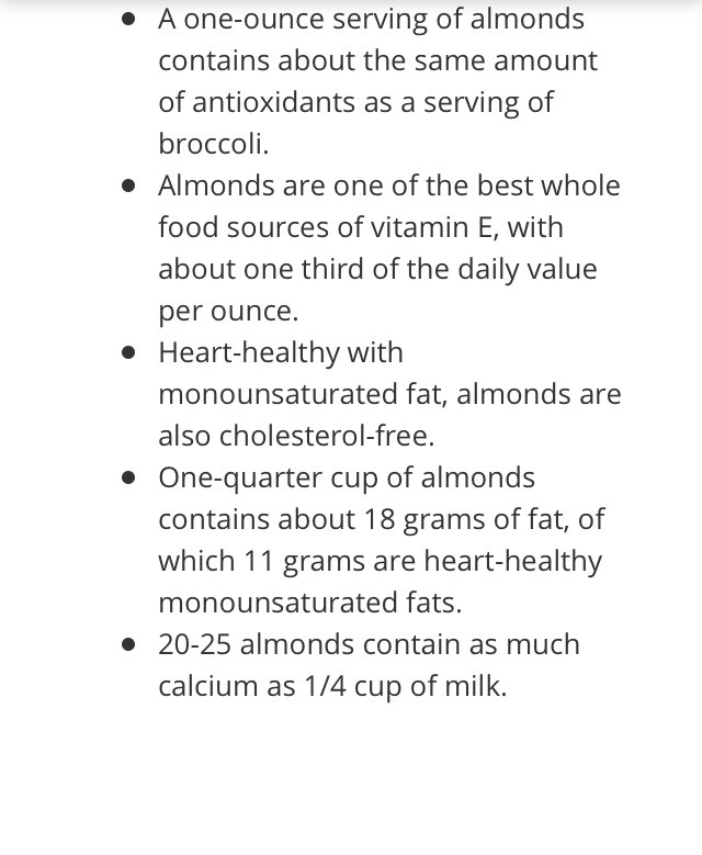 Almond Benefits!