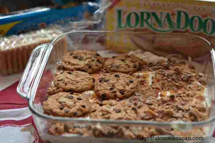 Vanilla Caramel Cookie Lasagna😱😋