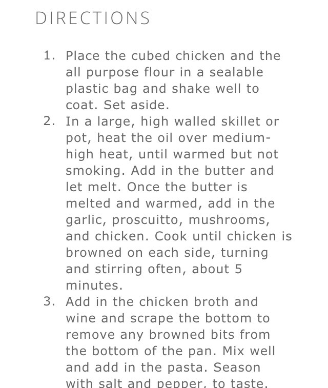 ONE POT Creamy Chicken Marsala Pasta