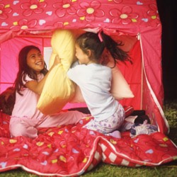2. Campout in your backyard! If you don't have a tent, just get bunches of blankets and pillows! If it's to cold out then make a fort inside. Make smores, tell ghost stories, really make it like a camping trip! The more creative the better!