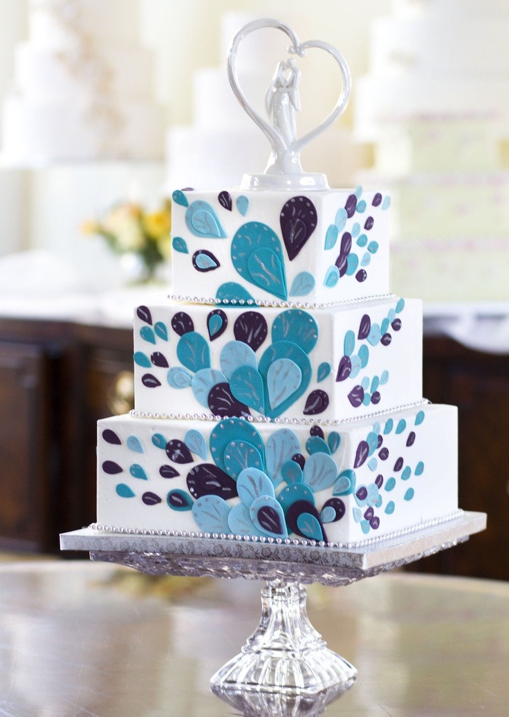 Abstract Wedding Cakes! 