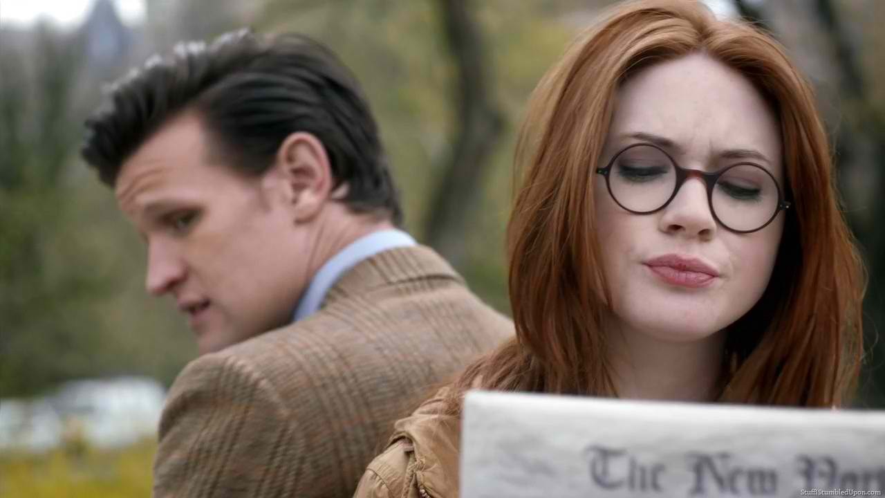 Karen Gillan and Matt Smith are cute. Yes, I'm running out of hair pics. Condition only from your shoulders down. While it sits, wash your body or something. 
Washing out conditioner is different. Your hair will NOT be squeaky. 
When done, spray with cold water for extra shine and to close cuticles.