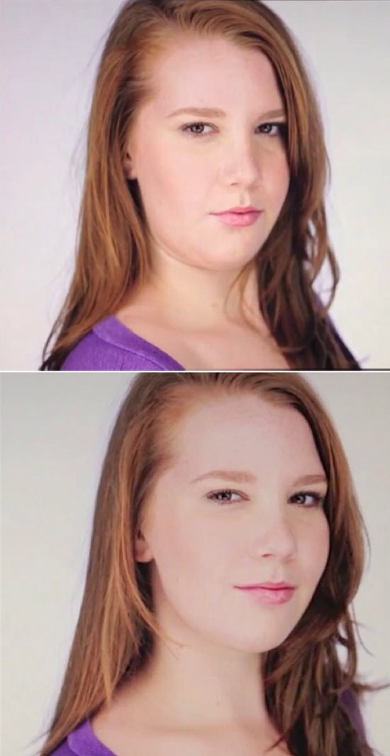 If there is anything you can do to be more photogenic, do this!! Even if you don’t have a double chin to hide, it accentuates your jaw line. It is also suggested that you squint your eyes slightly.