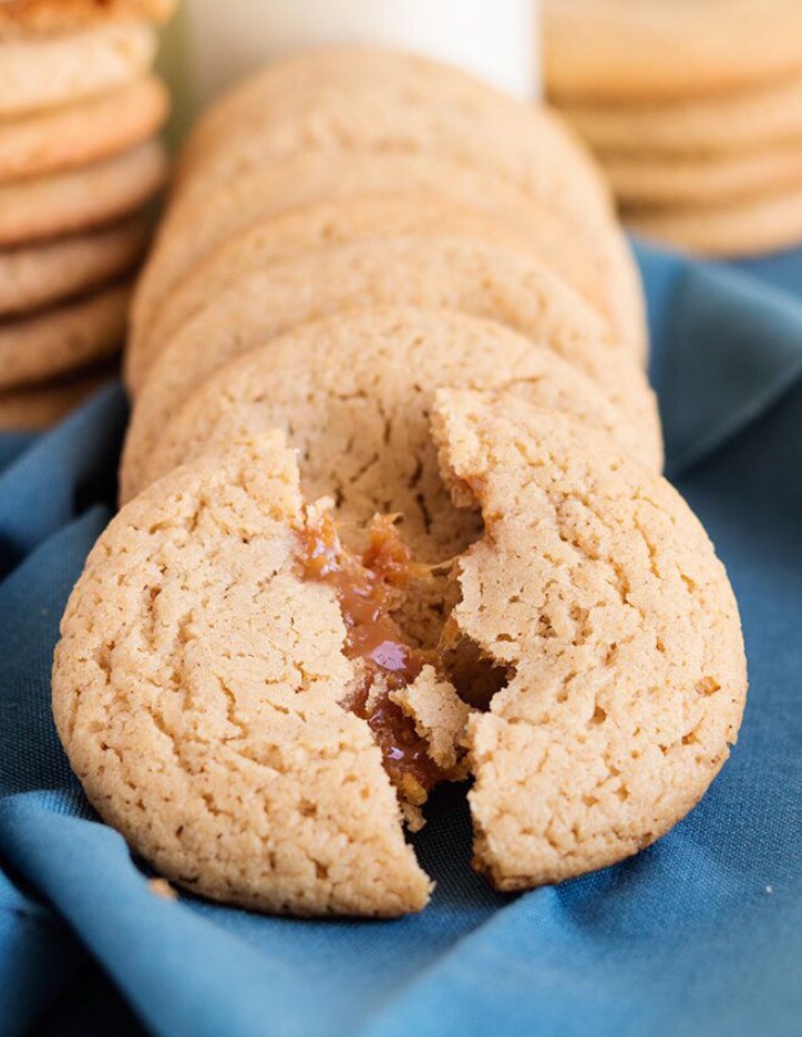 Apple Cider Caramel Cookies