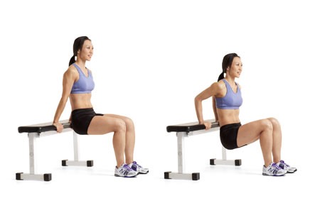10 tricep dips