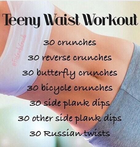  Skinny Waste Workouts!! :-))