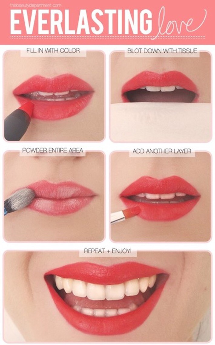 Everlasting lipstick! Perfect for a long busy day! 