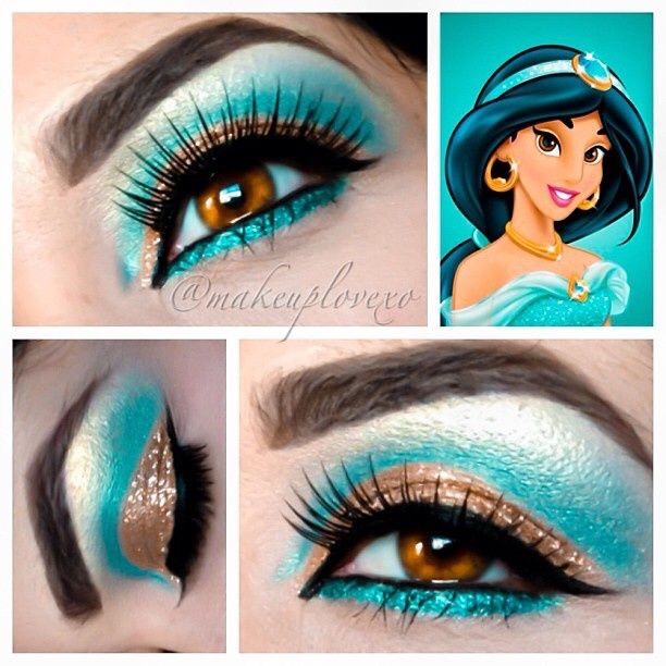 Inspired Eyes Makeup By Disney Princess 