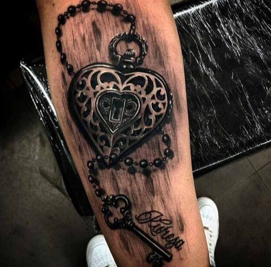    Lock And Key Tattoos!!!!
