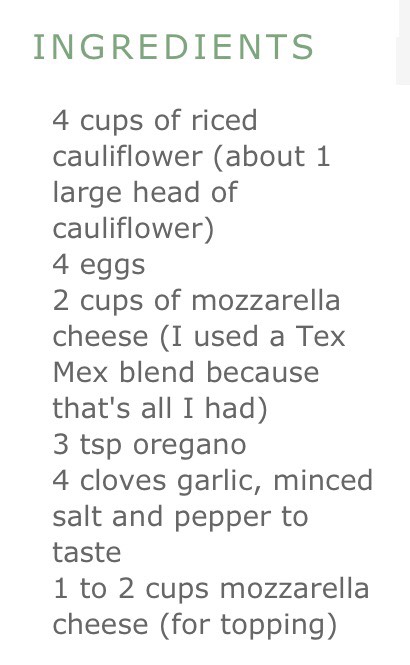 Cauliflower Cheesy Breadsticks. 😛 Gluten Free. 