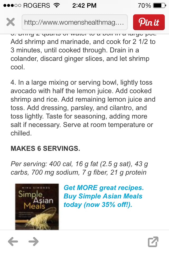 Brown Rice With Shrimp And Avocado