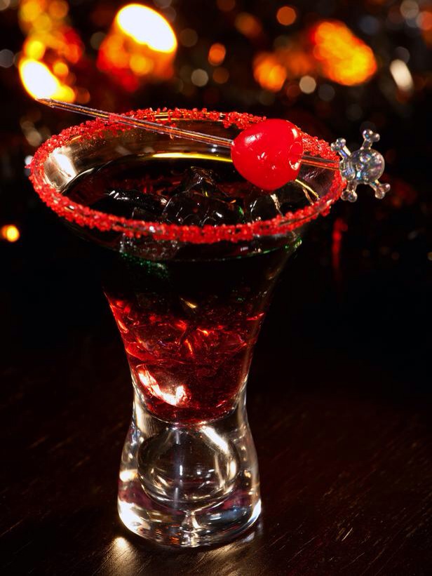 Black Widow Shot

Black vodka and cranberry juice give this shot its venomous bite. Rim the glass with red sugar crystals for an added touch. Get the recipe.