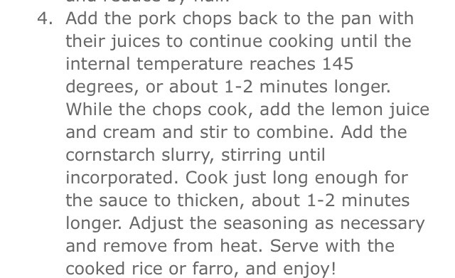 Pork Chops And Mushroom Sauce 