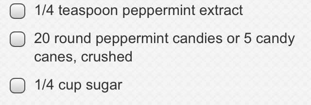 Make Candy Cane Sugar Cookies :) 