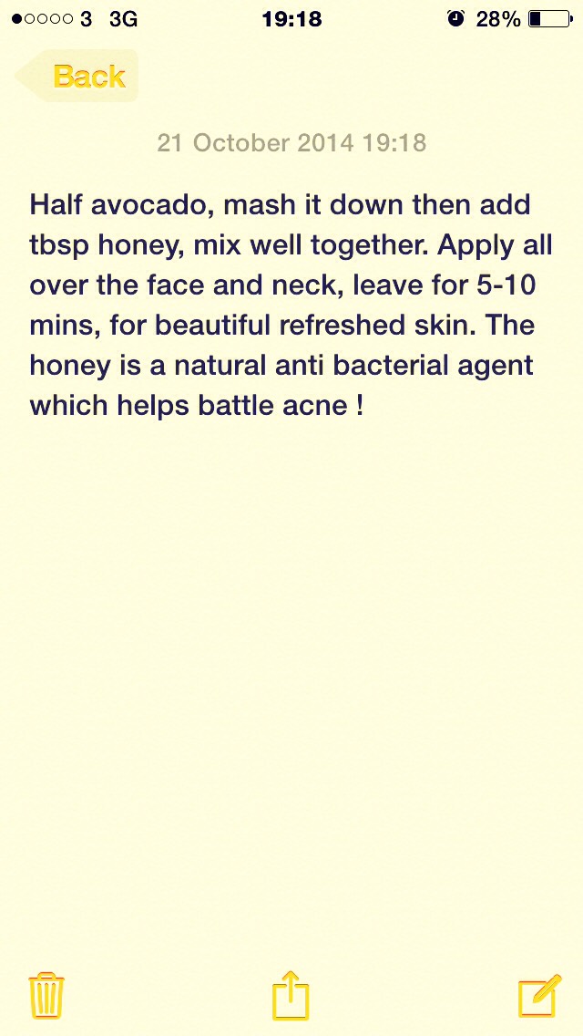 Avocado And Honey Face Mask 