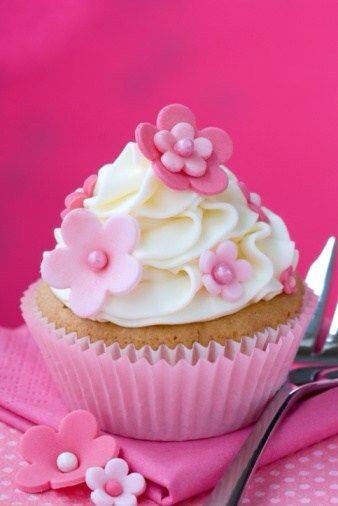 Yummy Flower Cupcakes 