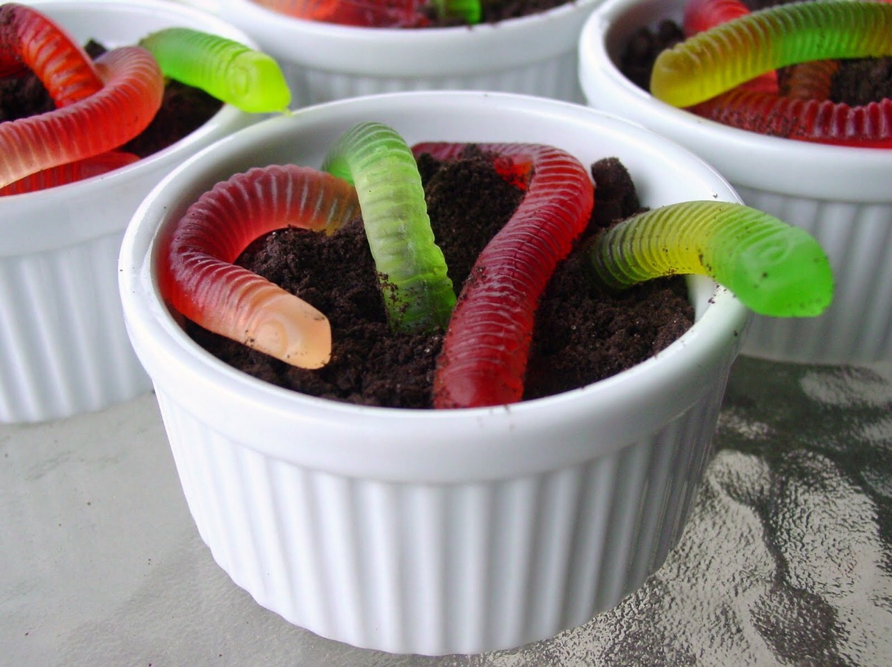 Dirt and worms