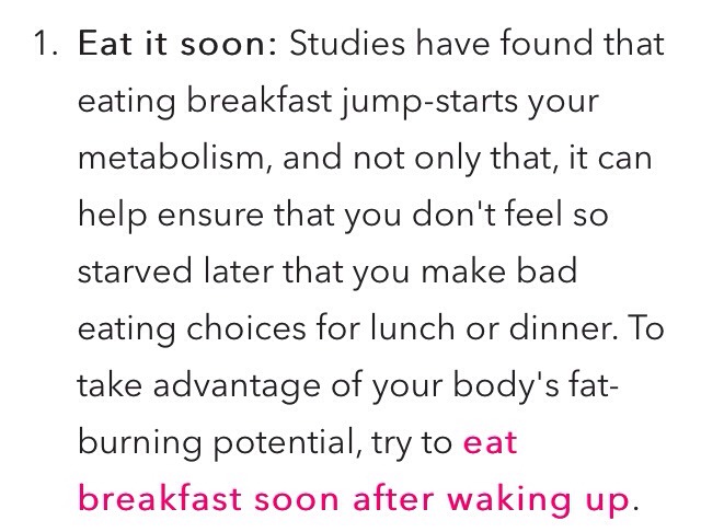 💞 3 Breakfast Rules For Weight Loss 💞