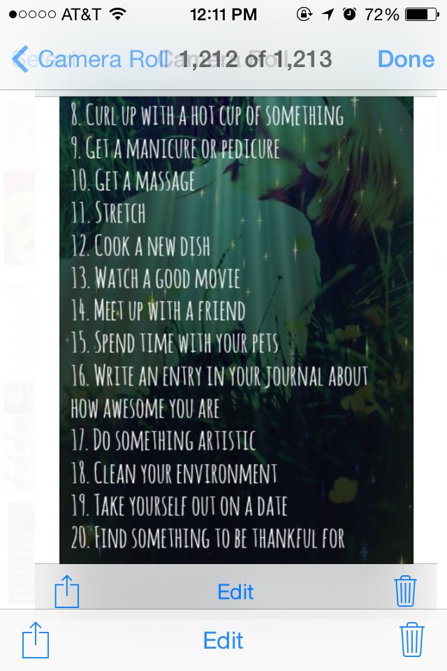 ✨✨💥20 Stress Reducing Self Care Ideas✨✨💥