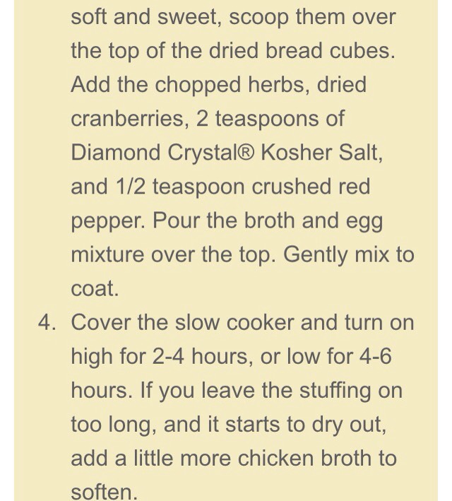💥Slow Cooker Stuffing💥 #Friendsgiving
