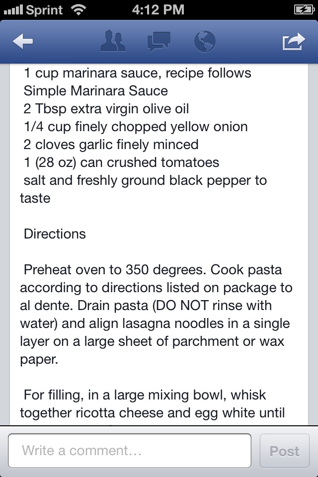 Lasagna Roll Ups