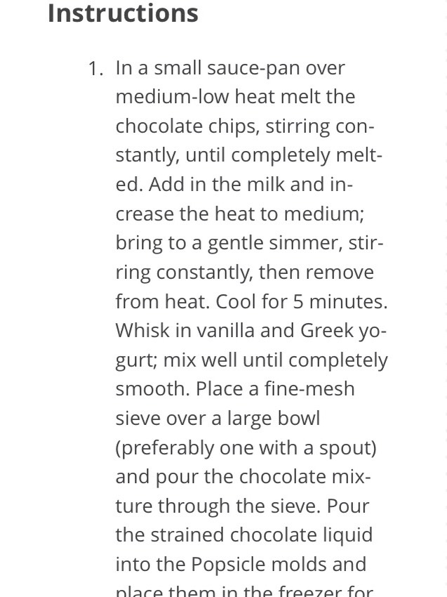 Greek Yogurt Chocolate Fudge Pops