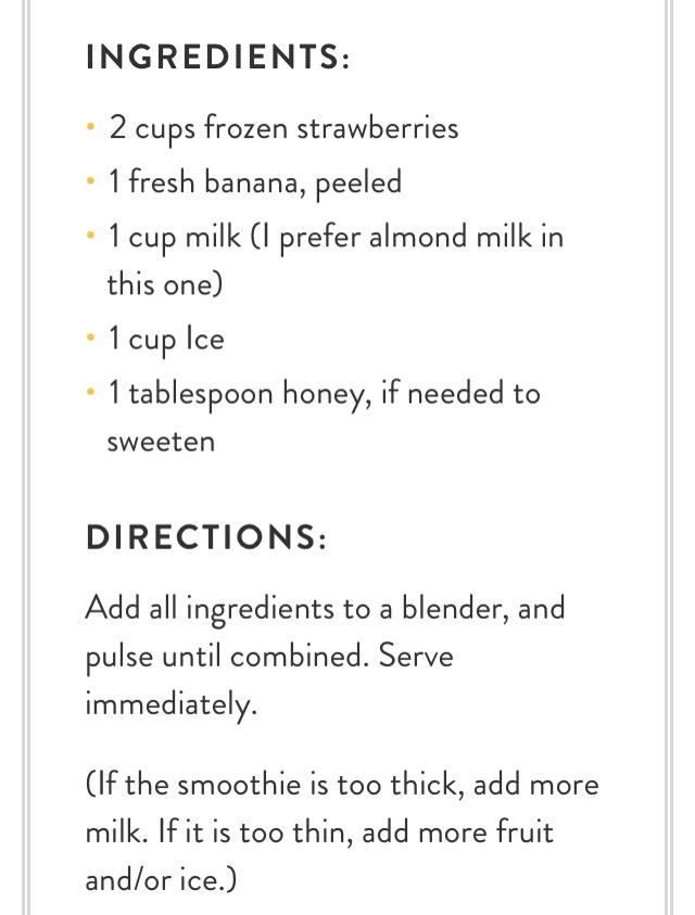 Sweet & Refreshing Strawberry Banana Smoothie 