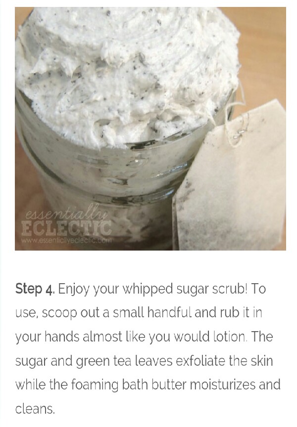 Whipped Mint Green Tea Sugar Scrub!!!