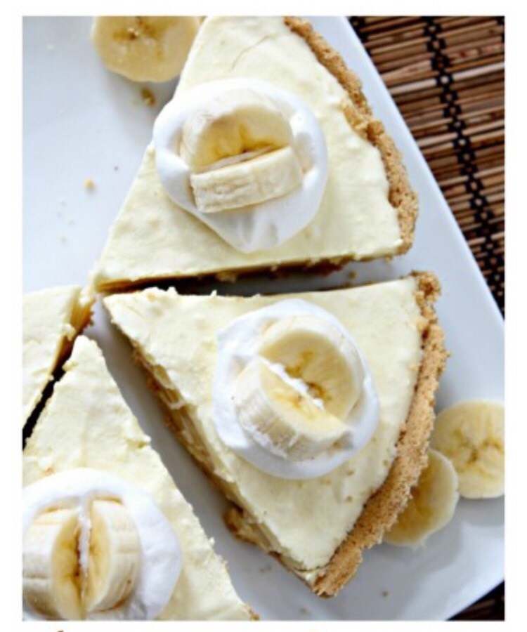 Banana Cream Cheesecake.