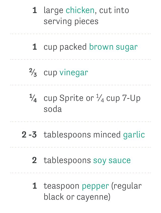 Slow Cooker Garlic Glazed Chicken 