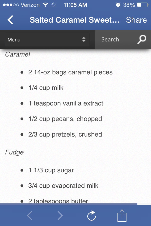 Salted Carmel Sweet Square