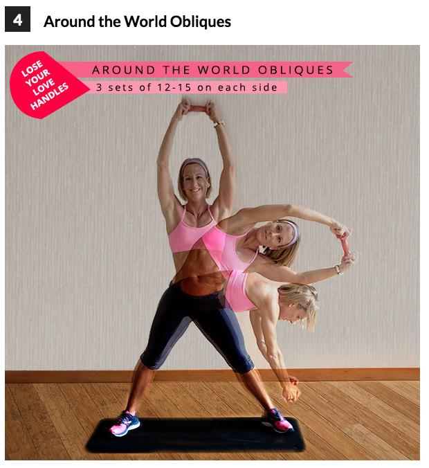 7 Exercises To Lose Your Love Handles 