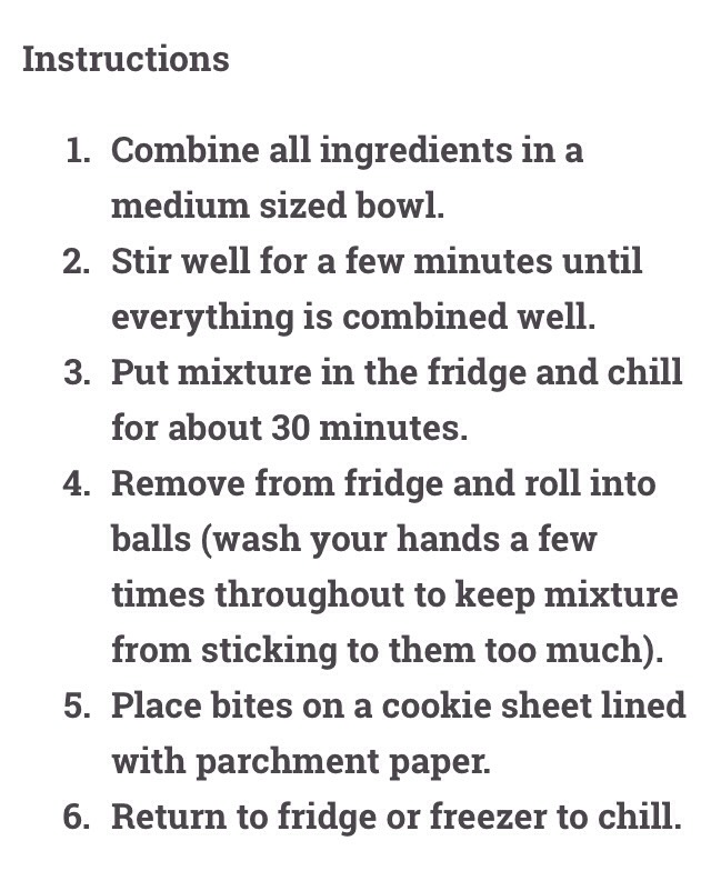 Healthy No Bake Granola Bar Bites 😁💙