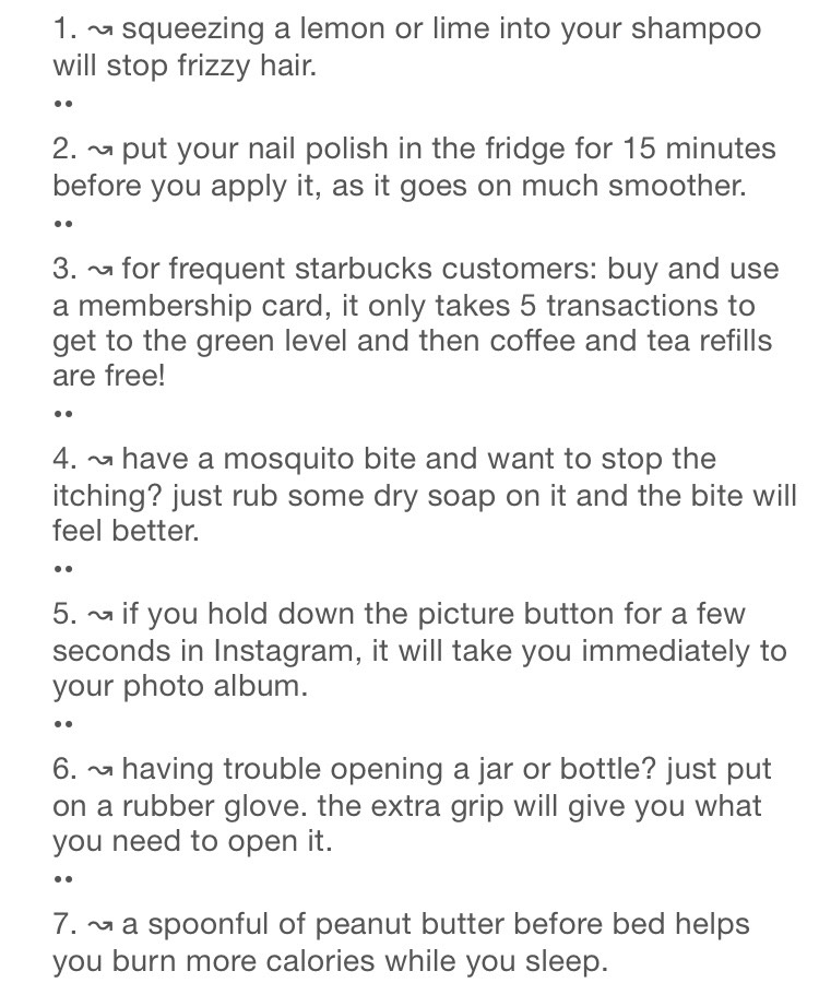 Life Hacks And Tips!